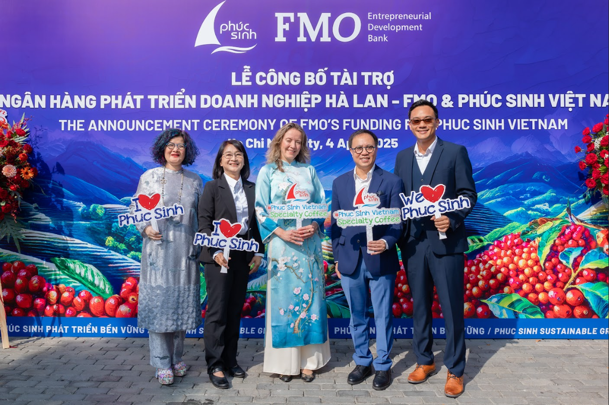 FMO tài trợ 15 triệu USD, tăng nguồn lực để Phúc Sinh mở rộng kinh doanh bền vững
