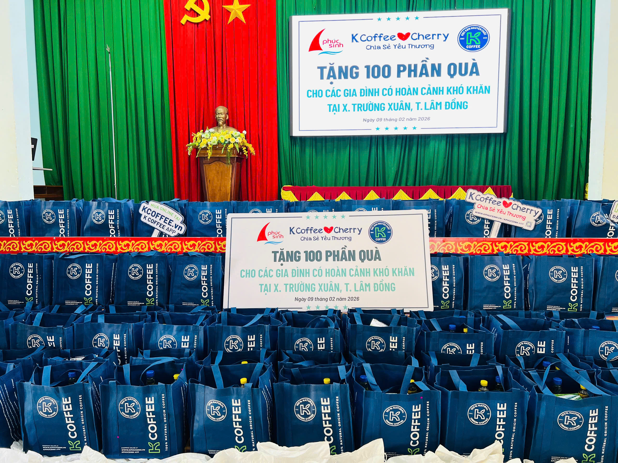 PHUC SINH GROUP SẺ CHIA YÊU THƯƠNG TRAO TẶNG 100 PHẦN QUÀ CHO BÀ CON NÔNG DÂN KHÓ KHĂN XÃ THUẬN HẠNH, T. LÂM ĐỒNG